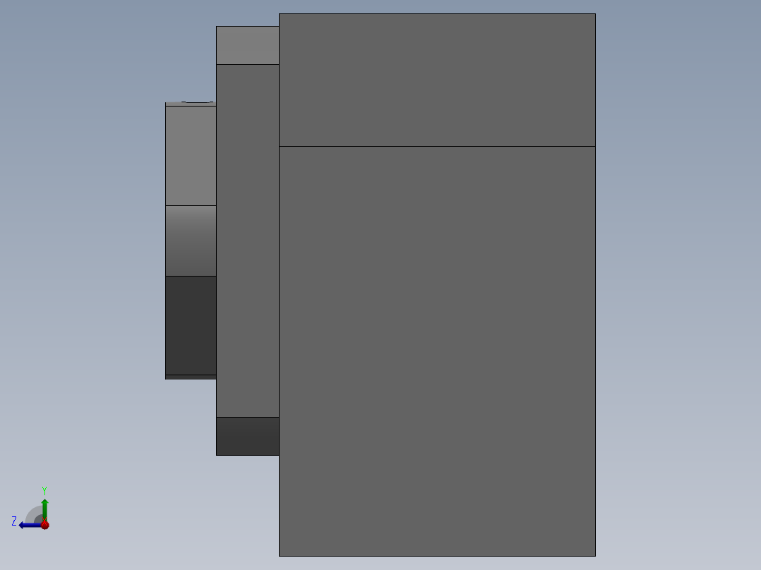 丝杆轴承座C-TBK12右视图