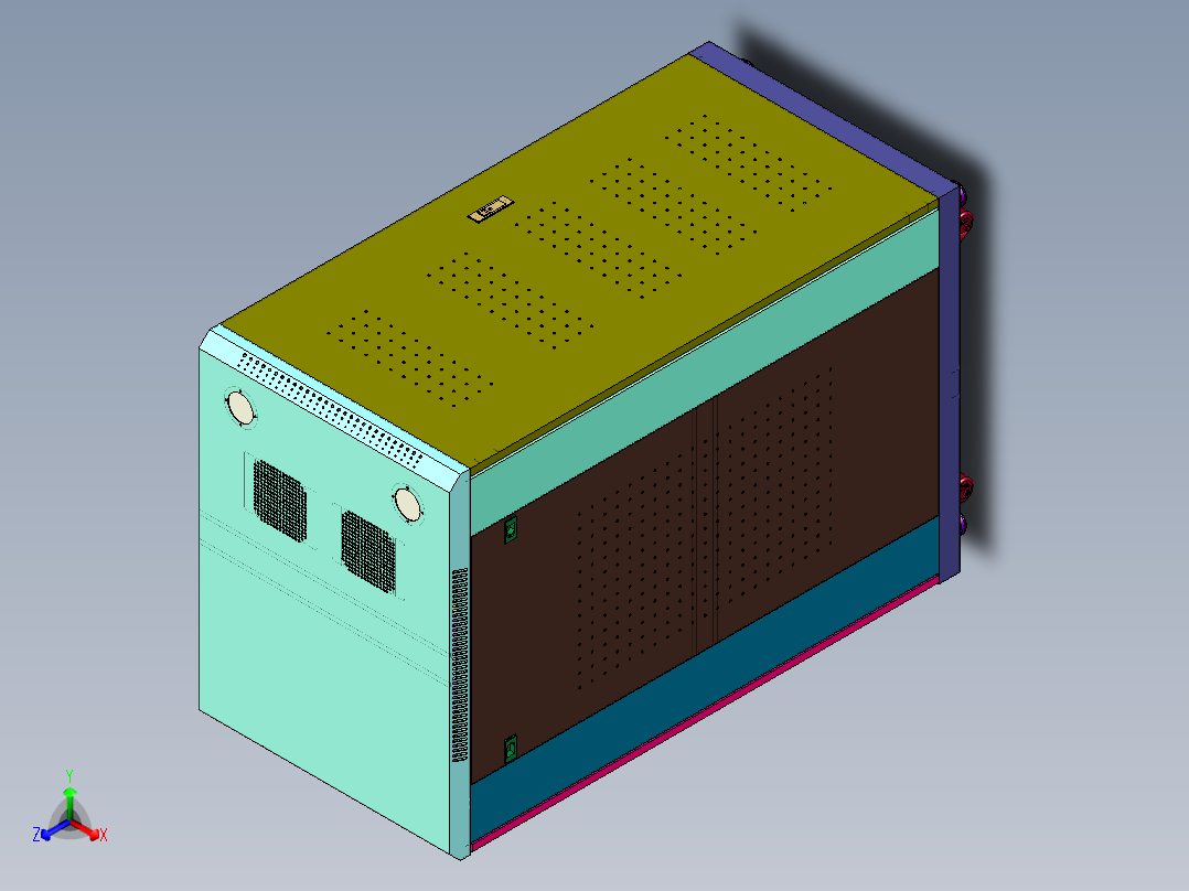 弱电交换机网络监控机柜
