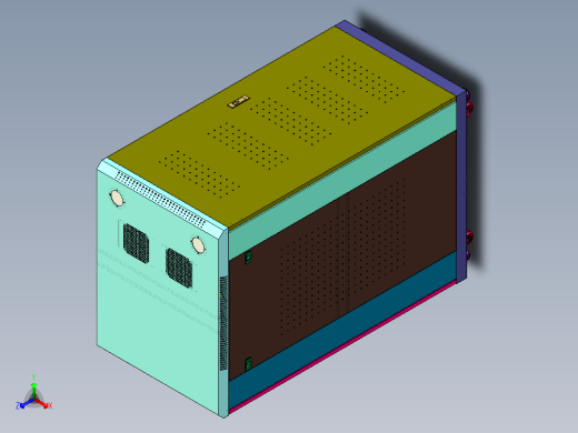弱电交换机网络监控机柜