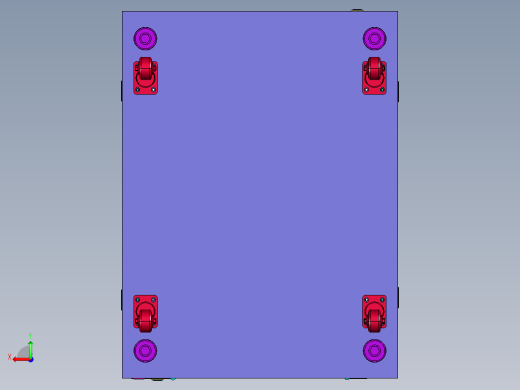 弱电交换机网络监控机柜后视缩略图