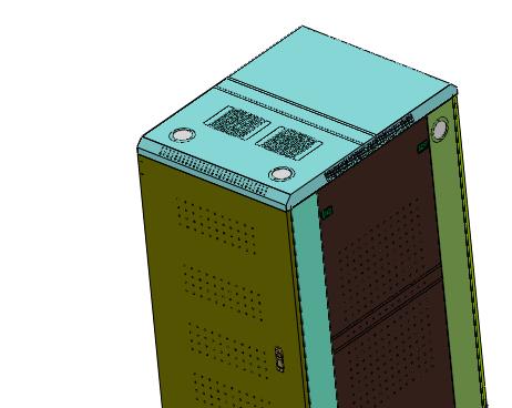 弱电交换机网络监控机柜
