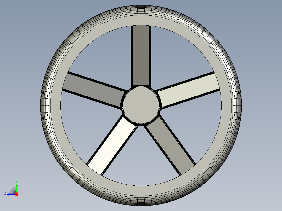 齿轮齿条转向机构右视图