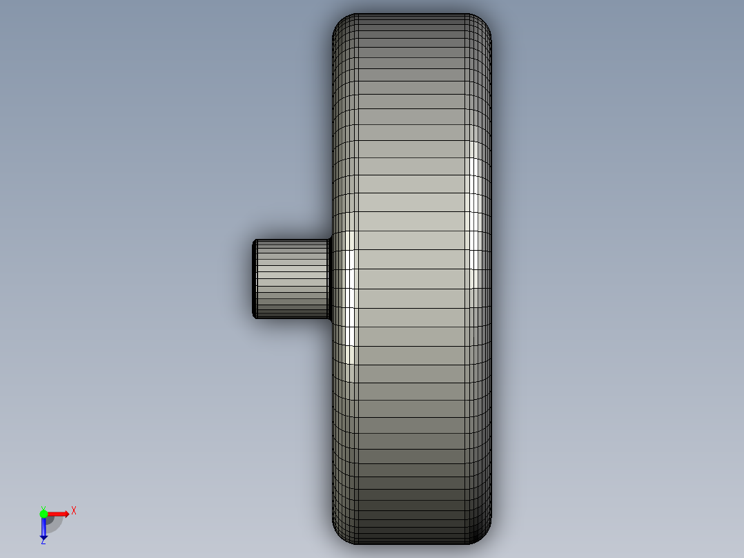 齿轮齿条转向机构俯视图