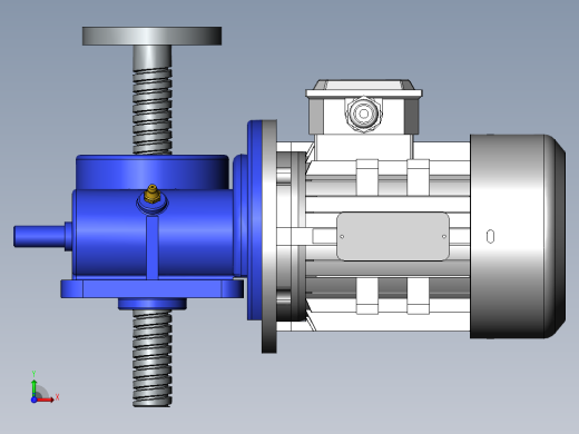 涡轮蜗杆升降器组件355981==40前视缩略图