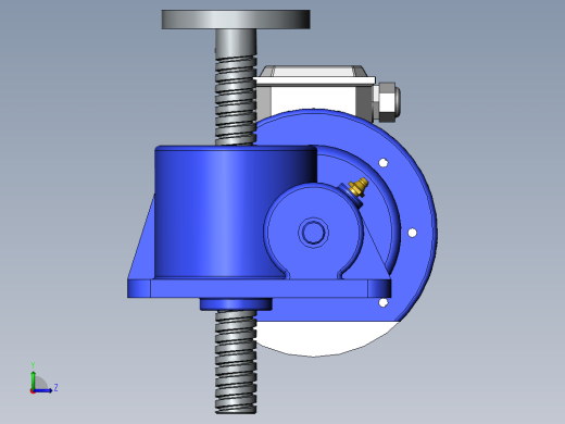 涡轮蜗杆升降器组件355981==40左视缩略图