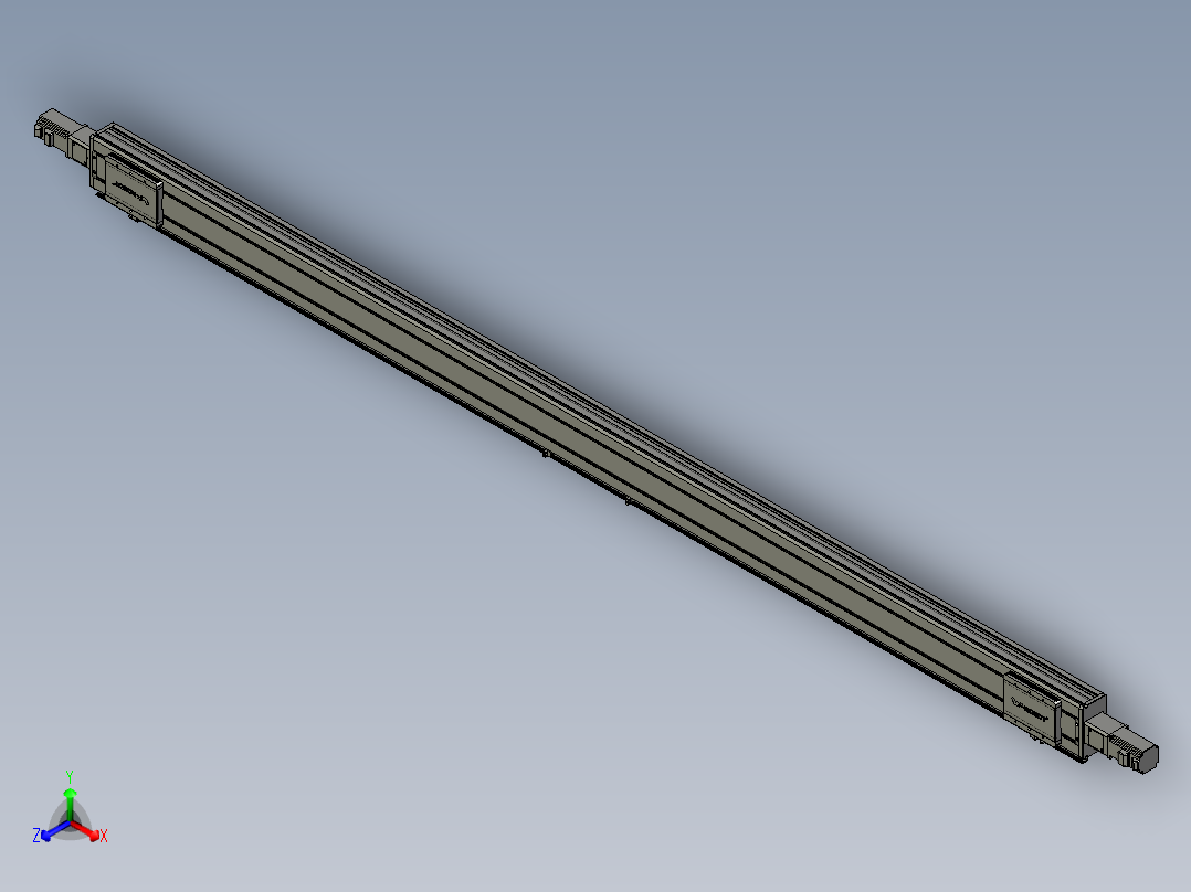 威洛博双电机滑台-VC14D2-S1250-BC-P40-C6主视图
