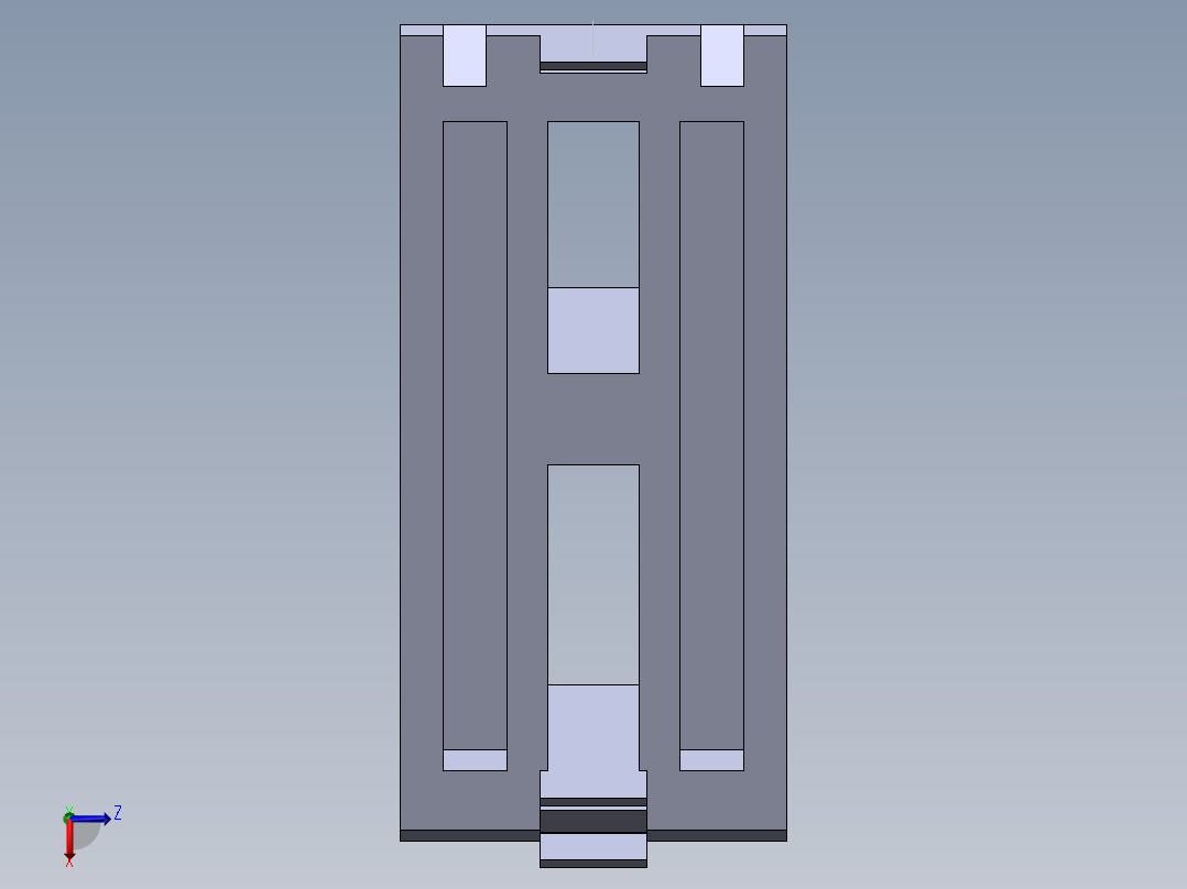 铝型材及其附件3.21.40.4080.SLDPRT后视图
