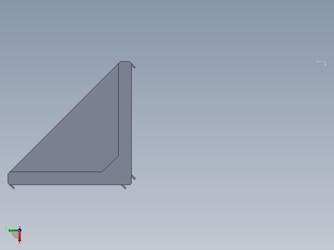 铝型材及其附件3.21.40.4080.SLDPRT右视图