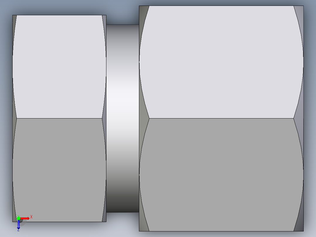卡套式工业通用硬管接头EO_Blanking_plug_for_tube_ends_ROV12ZSCF俯视图