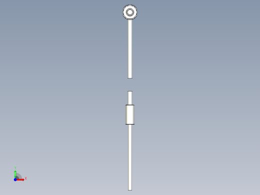 耐高温玻璃光纤_漫反射型FR-GWY620_3D前视缩略图