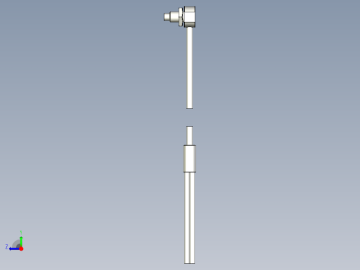 耐高温玻璃光纤_漫反射型FR-GWY620_3D右视缩略图