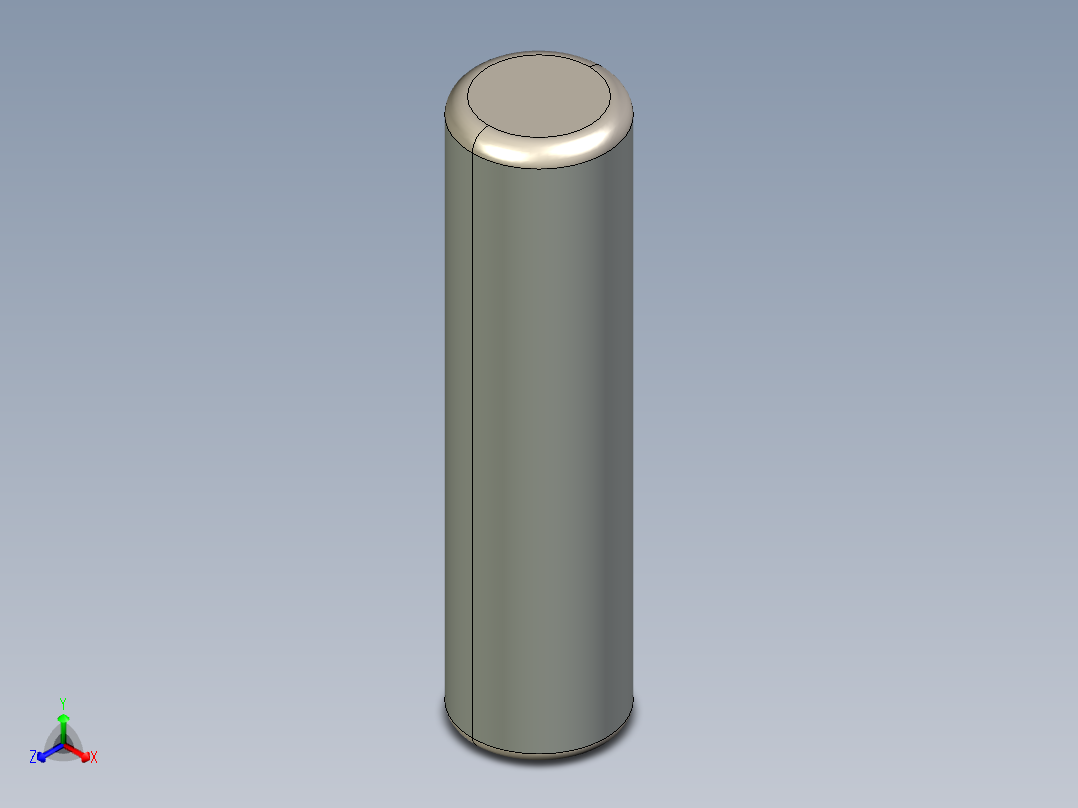 紧固件-STEP 0.2500 Alignment Dowel