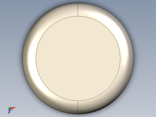 紧固件-STEP 0.2500 Alignment Dowel俯视缩略图