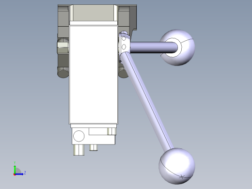 德克斯TUNKERS气缸数模V2 63.1 Z A12 T12 45~105 _GRAD左视缩略图