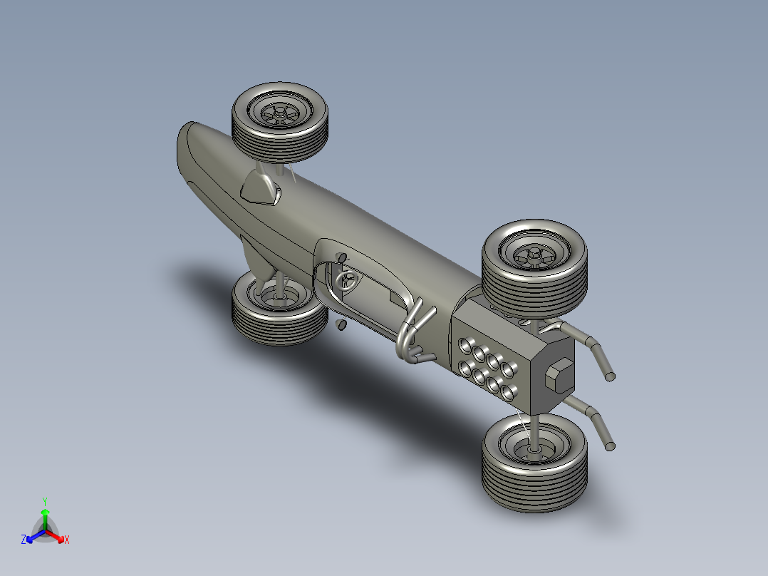 赛车 (11)正等轴测图