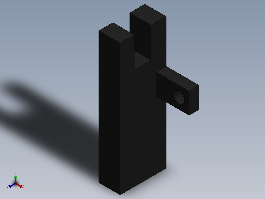 直线模组LHA22-4设计图纸主视图