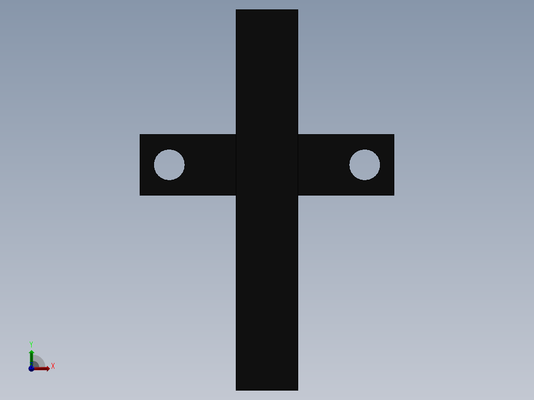 直线模组LHA22-4设计图纸前视图