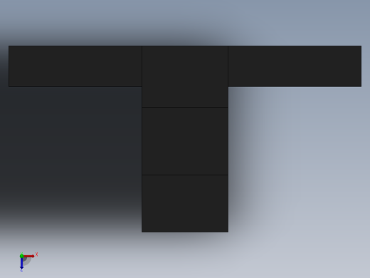 直线模组LHA22-4设计图纸俯视缩略图
