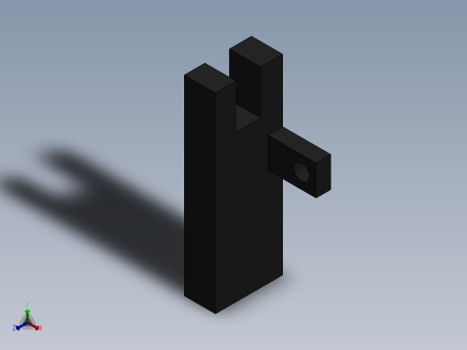 直线模组LHA22-4设计图纸正等轴测缩略图