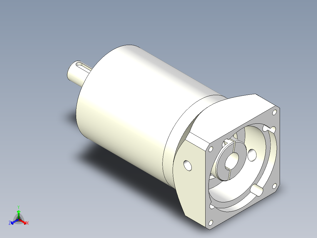 直齿PLE120-L3-LC 22-110-145-M8.stp主视图