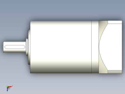 直齿PLE120-L3-LC 22-110-145-M8.stp俯视缩略图