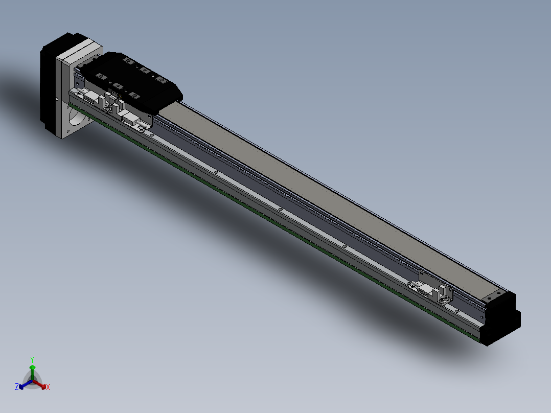 电动滑台模组SDH50下连模组（配台达电机）