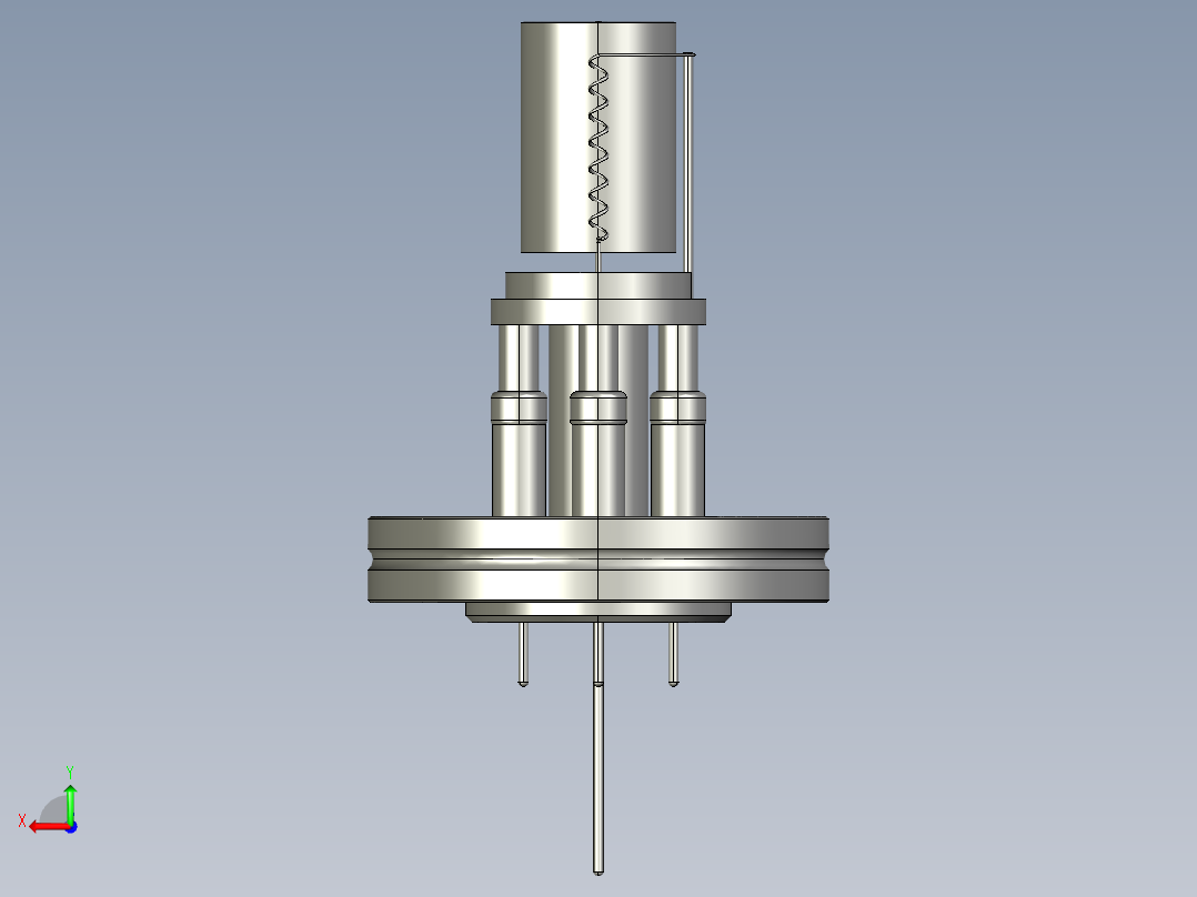 真空计头_UHV-24(p)_Agilent后视图