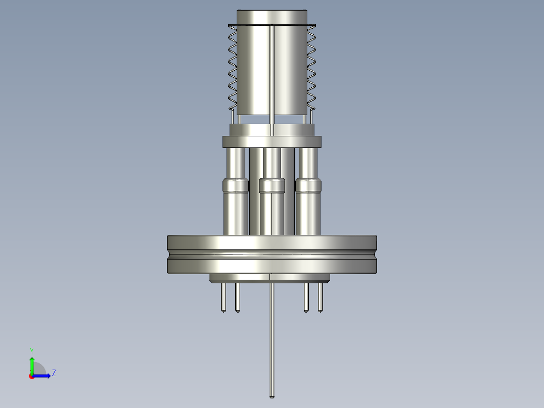 真空计头_UHV-24(p)_Agilent左视图