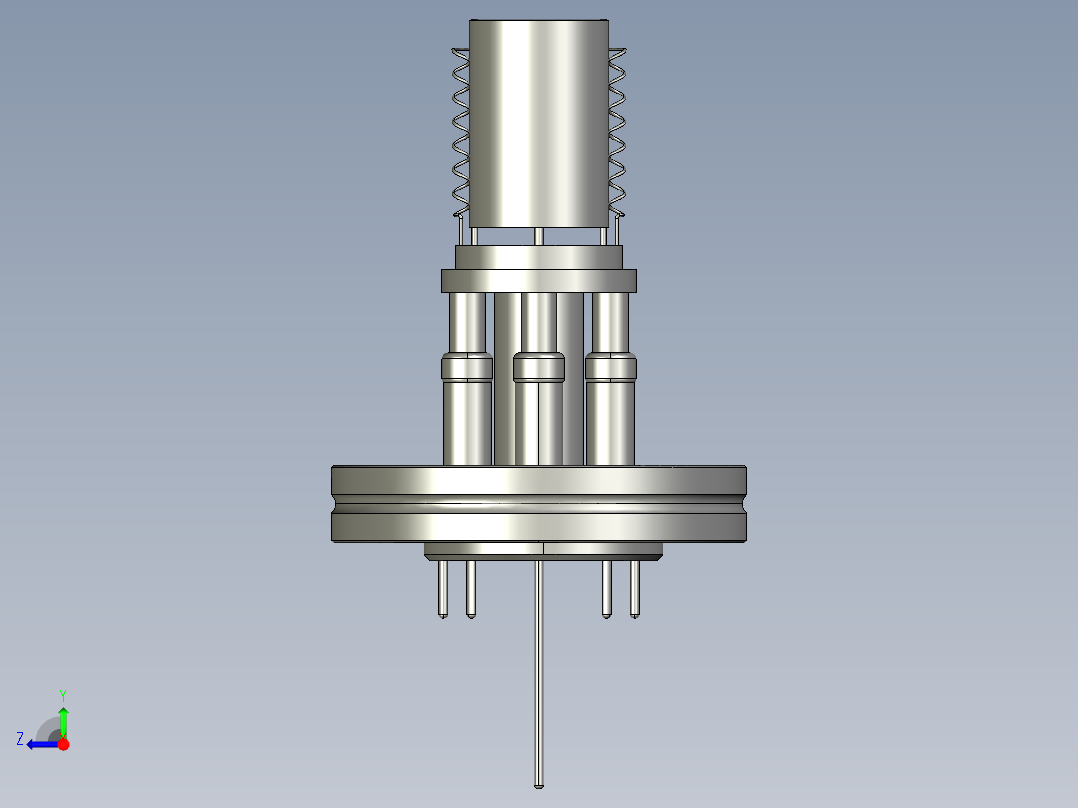 真空计头_UHV-24(p)_Agilent右视图