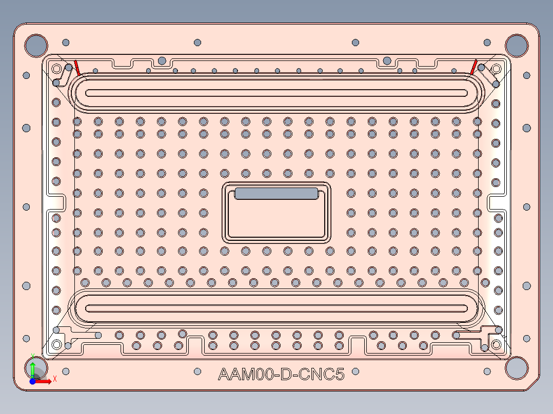 AAM00-D-笔记本CNC工装夹具三维模型CNC5-20150925前视图