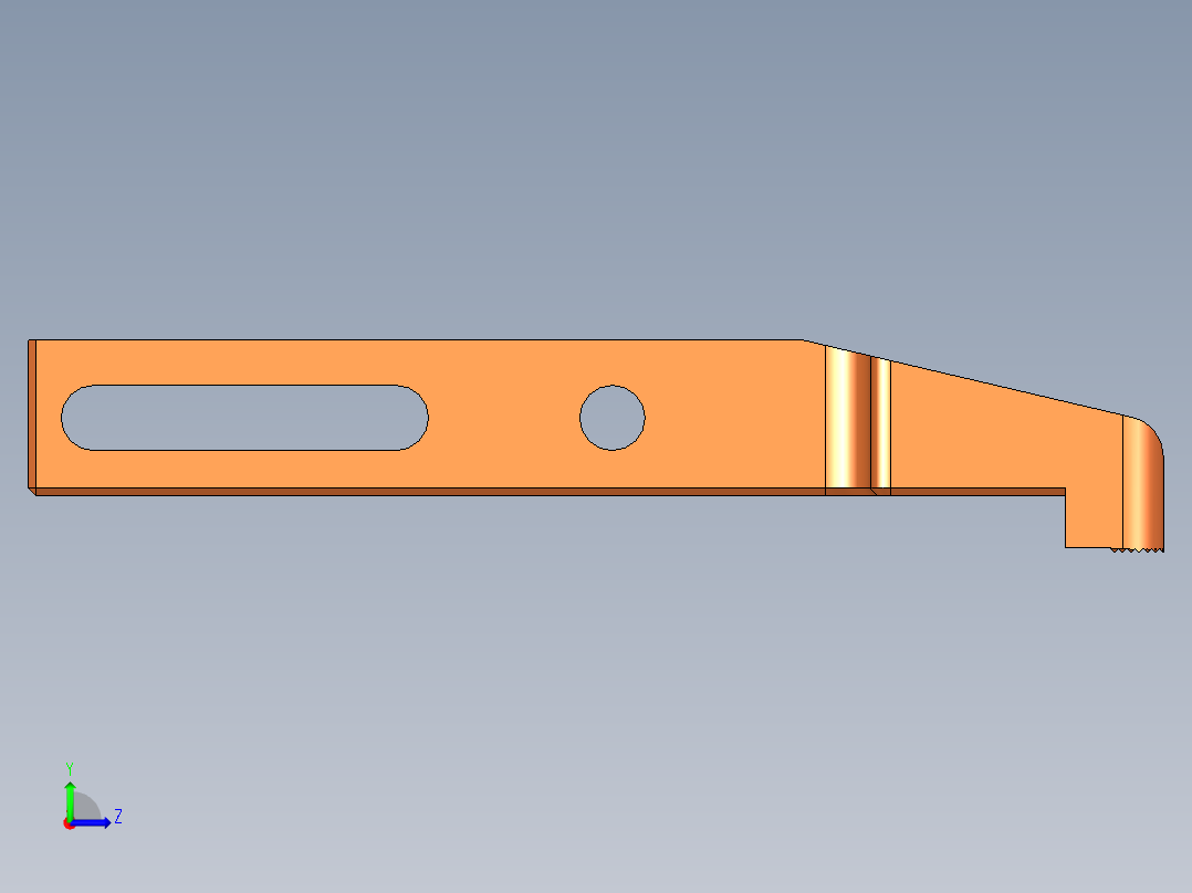 R4-笔记本CNC工装夹具三维模型CNC1-YAZHUA-1207左视图