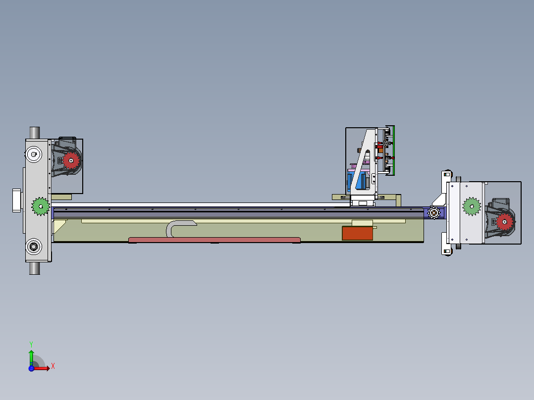 自动化立体仓库21可编辑前视图