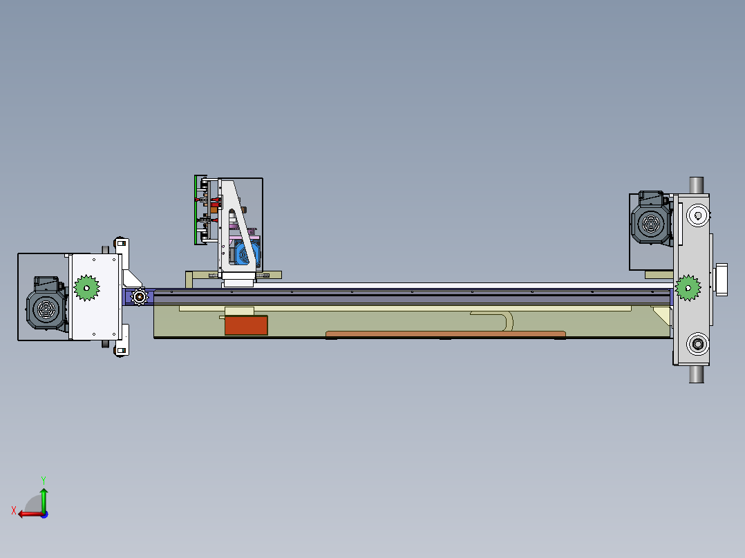自动化立体仓库21可编辑后视图