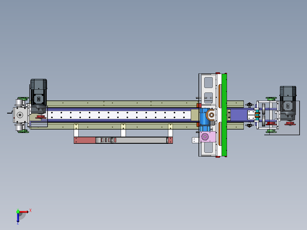 自动化立体仓库21可编辑俯视图