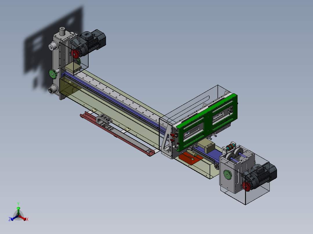 自动化立体仓库21可编辑正等轴测图