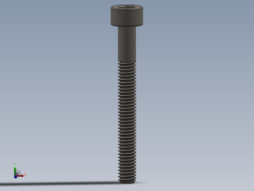 Screw_DIN_912_M2.5x22_A2.SLDPRT公制内六角螺钉