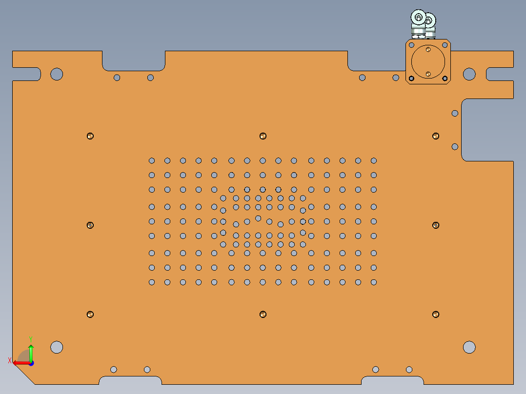 B9403-A-CNC2笔记本CNC工装夹具三维模型加气缸位-220924后视图