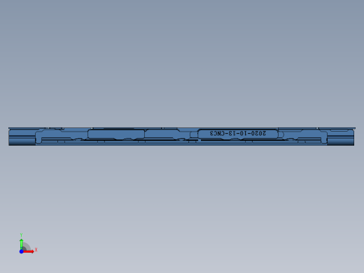 长条金属转轴落料程序模型前视缩略图