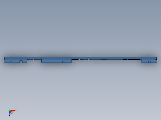 长条金属转轴落料程序模型俯视缩略图