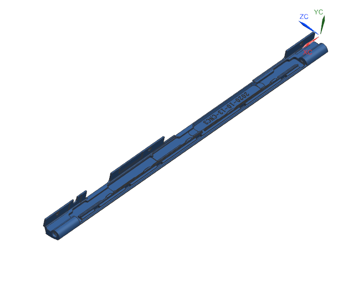 长条金属转轴落料程序模型