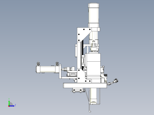 塑料出水口冲切工装设计左视缩略图