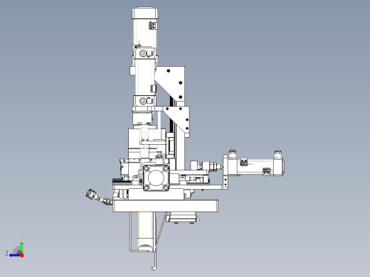 塑料出水口冲切工装设计右视缩略图