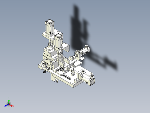 塑料出水口冲切工装设计正等轴测缩略图