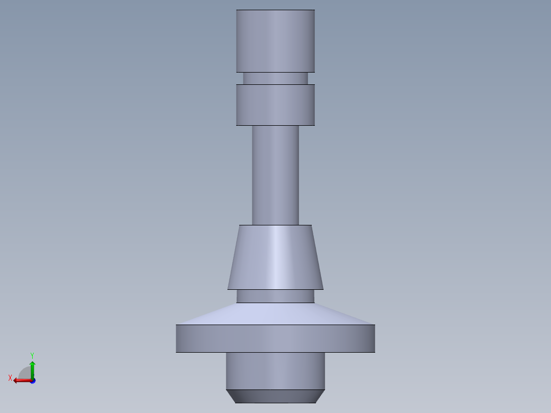 订制活塞杆后视图