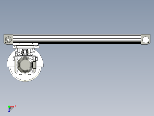 圆盘裁刀机构俯视缩略图