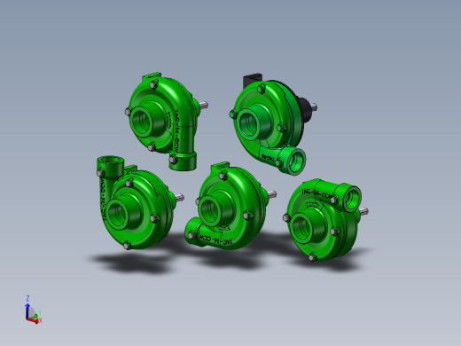 5款FMC-200皮带驱动离心泵模型