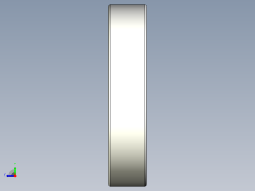 完整的公制600微型系列，开放式轴承库SolidWorks和Step模型右视缩略图