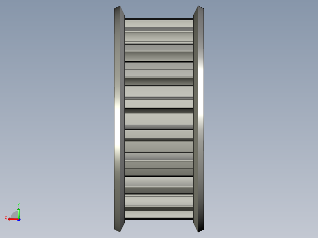 同步带轮PTPA20P8M150-A-H12后视图