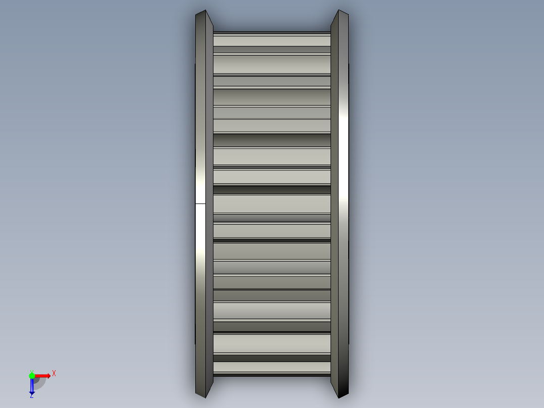 同步带轮PTPA20P8M150-A-H12俯视图