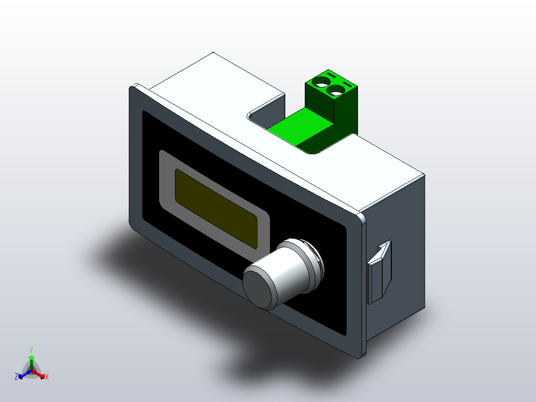 4-20mA 信号发生器正等轴测图